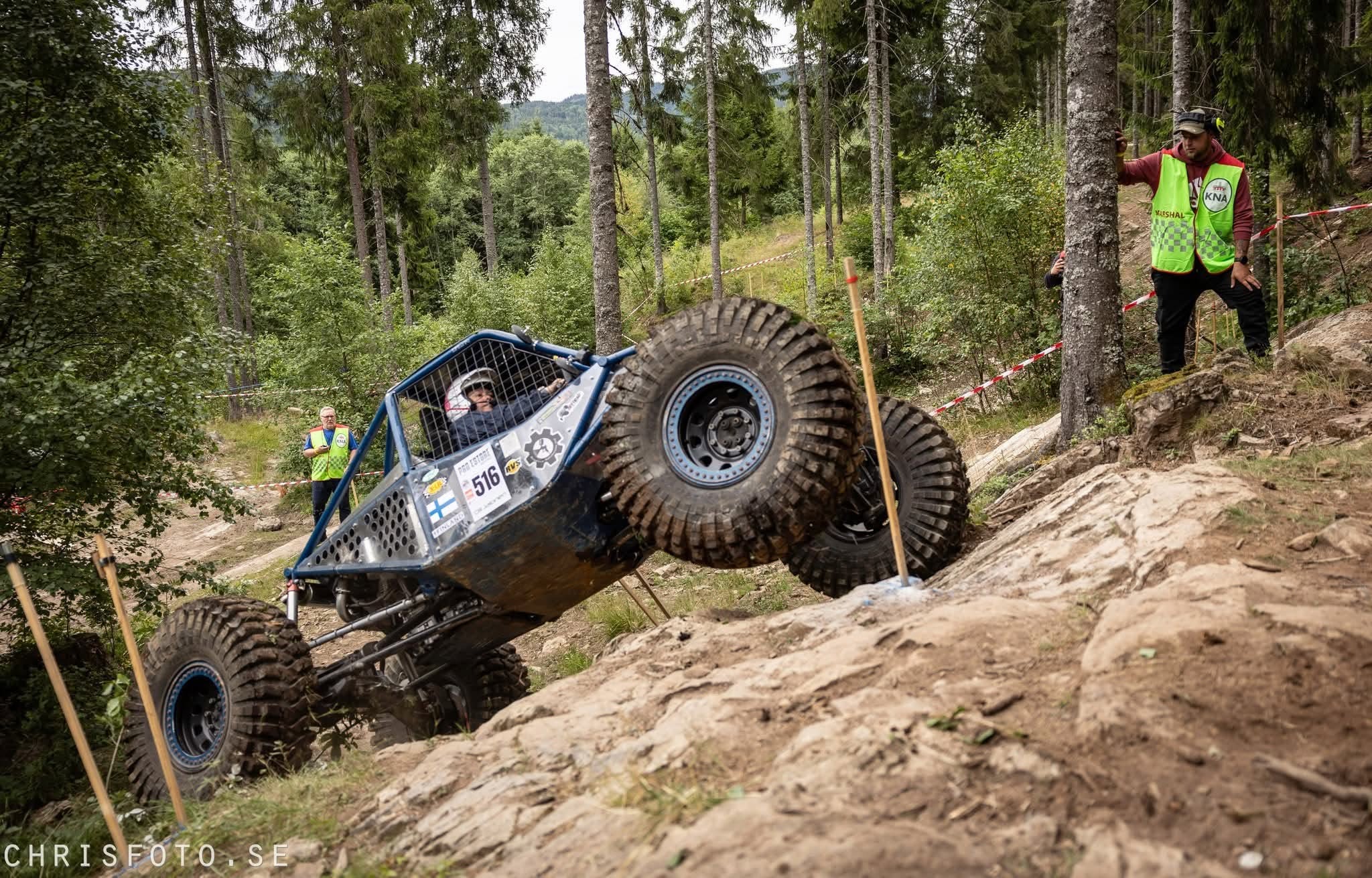 Mud Smurf 2.0 during competition