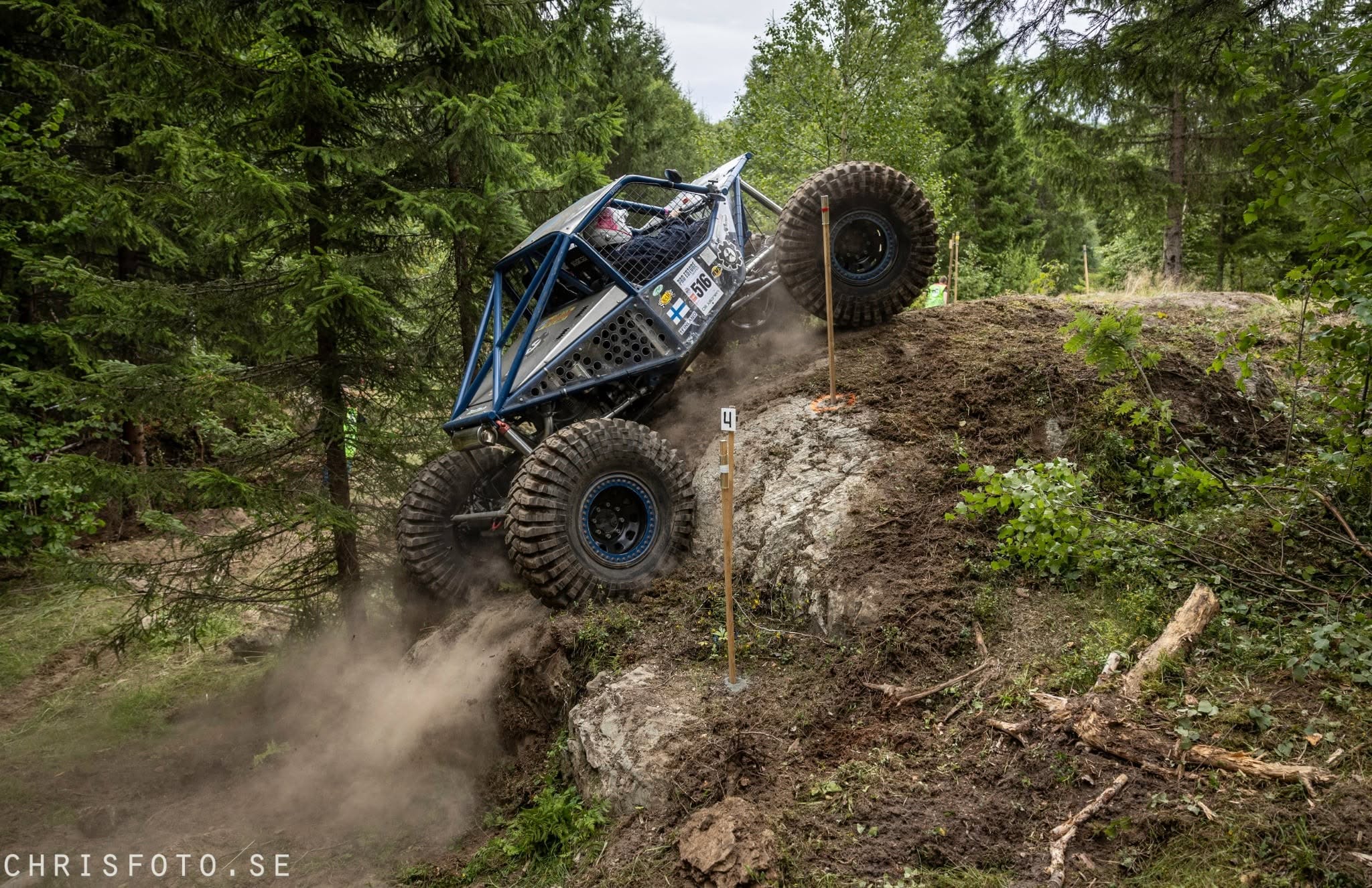 DNF Offroad Prototype climbing during competition